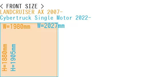 #LANDCRUISER AX 2007- + Cybertruck Single Motor 2022-
